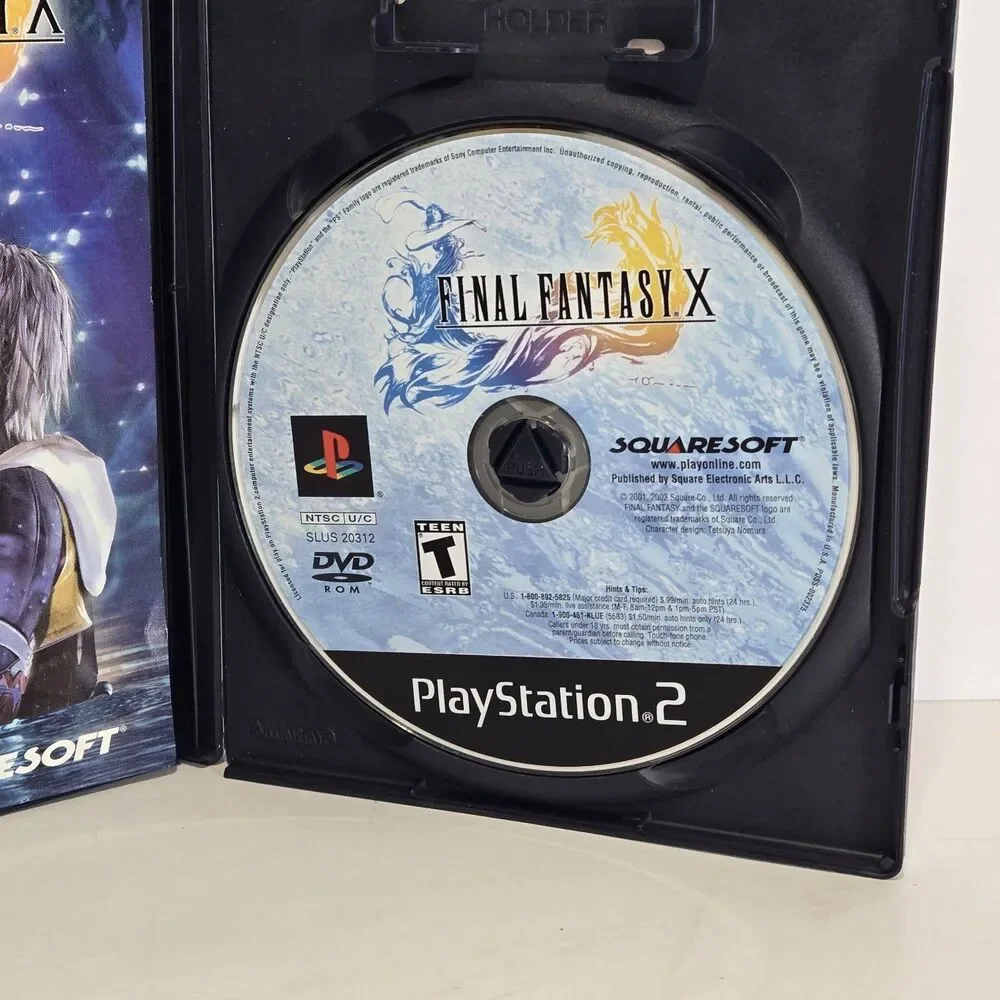 Final Fantasy X 10 Black Label Sony PlayStation 2 PS2 - Complete In Box
